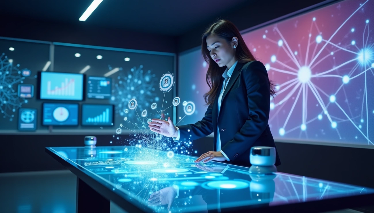 AI Sales network data