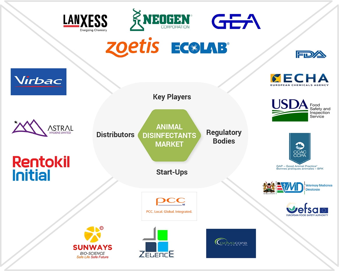 Animal Disinfectants Market Ecosystem