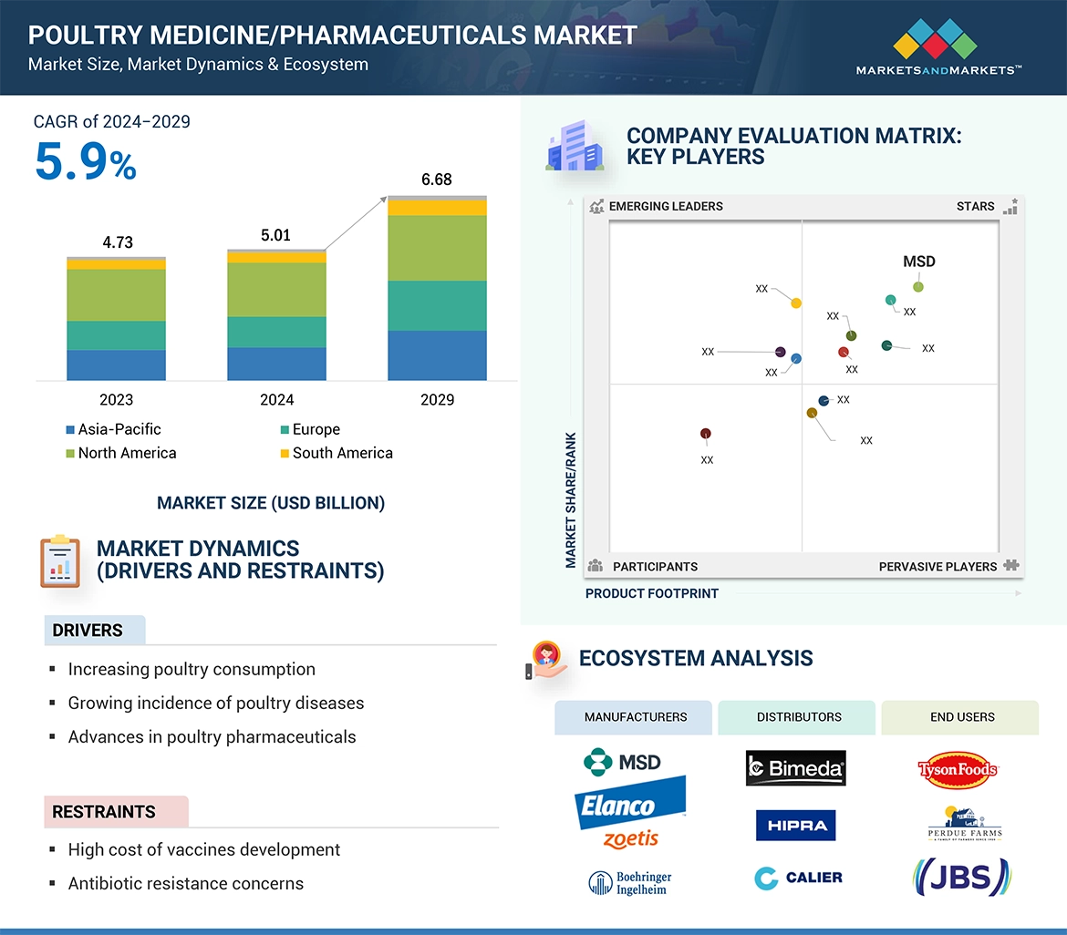 Poultry Medicine/Pharmaceuticals Market� Global Forecast and Key Opportunities to 2029